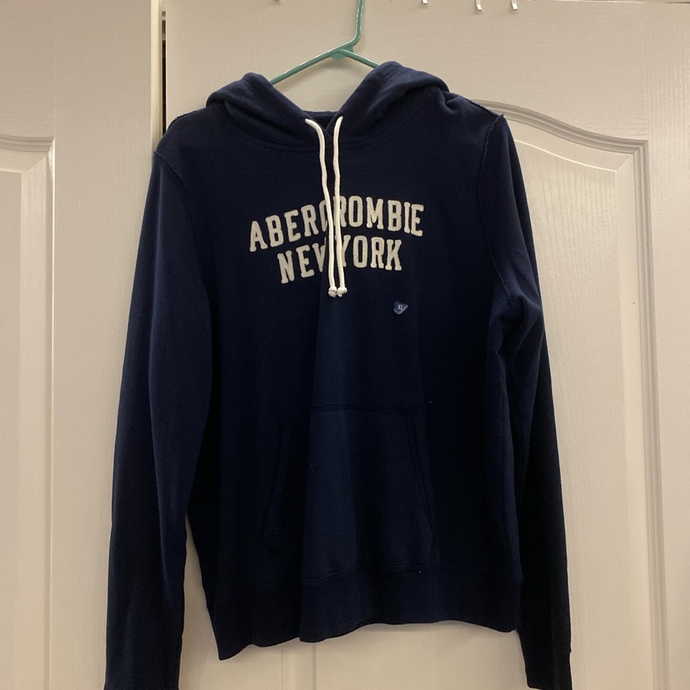 navy ambercrombie hoodie